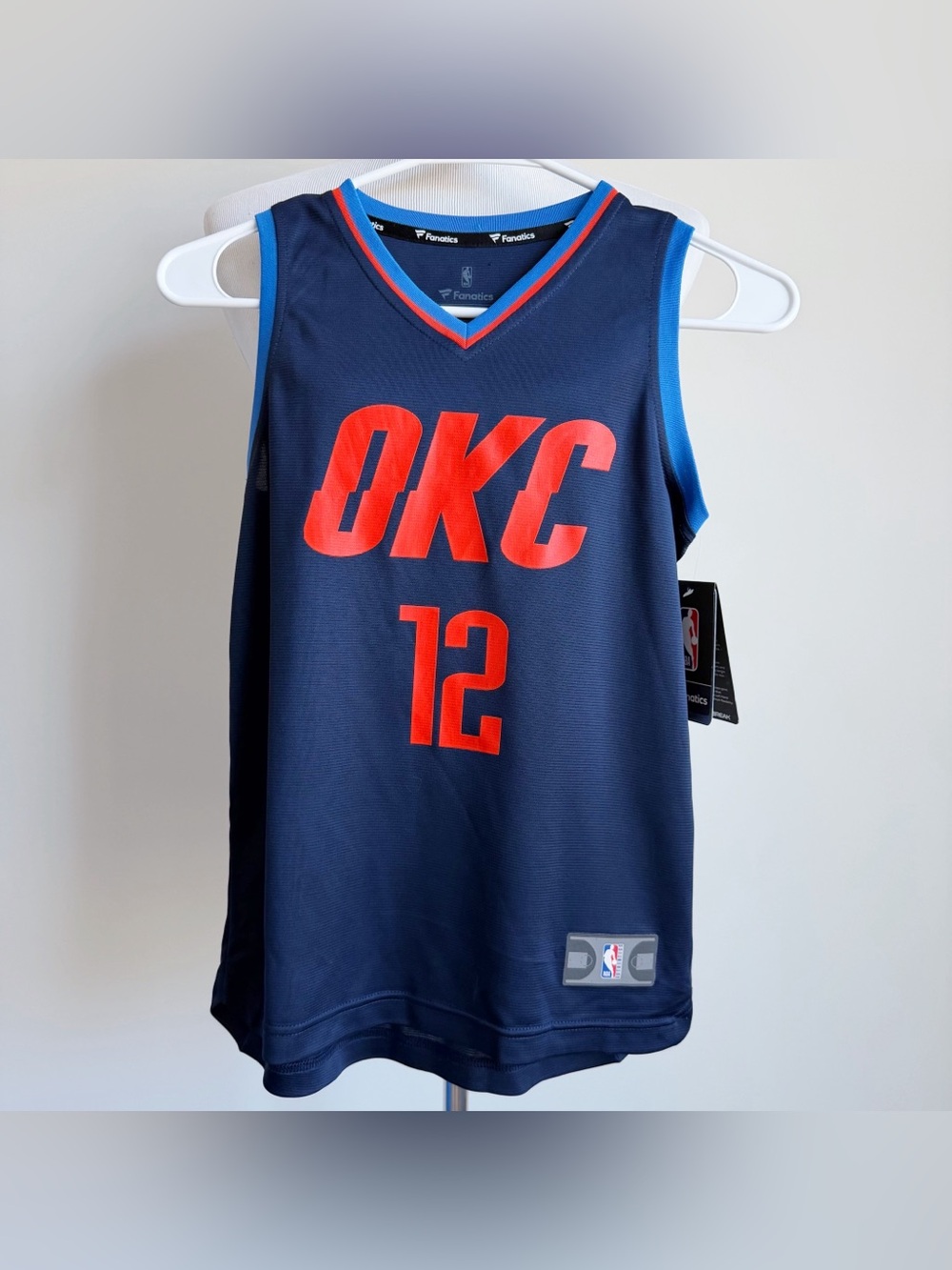 OKC Oklahoma City Thunder Steven Adams Basketball Jersey Youth Kids Small NBA